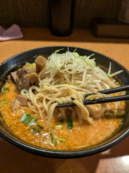 「炎　辛さ控えめ」@みそ街道   炎～en～ 千葉みゆき通り店の写真