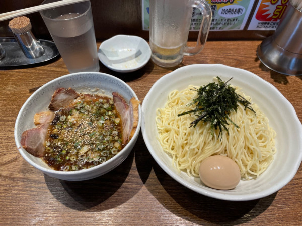 「特製うめやつけ麺中盛り」@中華そば うめやの写真