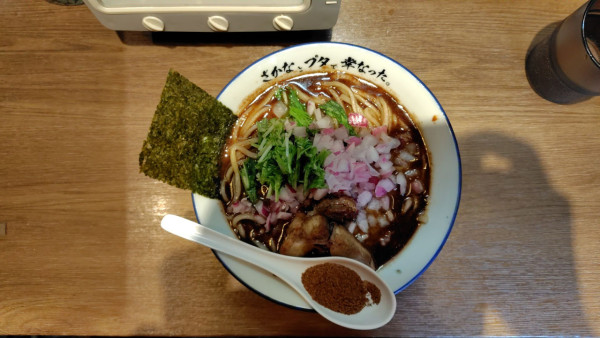 「かつおらーめん」@さかなとブタで幸なった。の写真