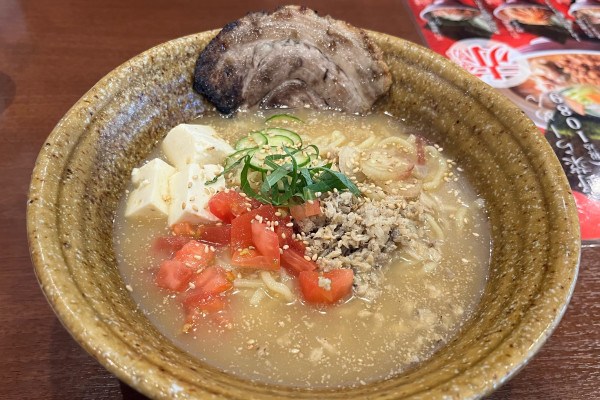 「【限定】冷や汁味噌らーめん」@麺場 田所商店 川口店の写真