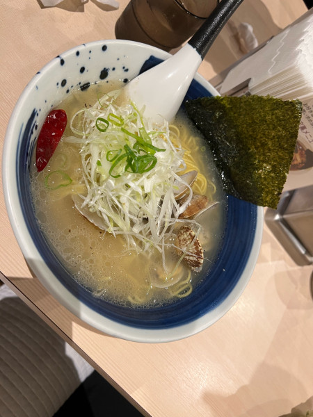 「あさりラーメン」@らぁ麺 しお喜の写真