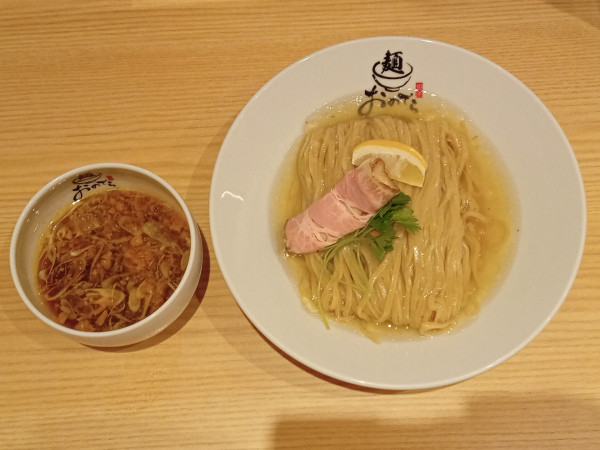 「鶏つけ麺＋麺大盛り」@麺 銀座おのでら 本店の写真