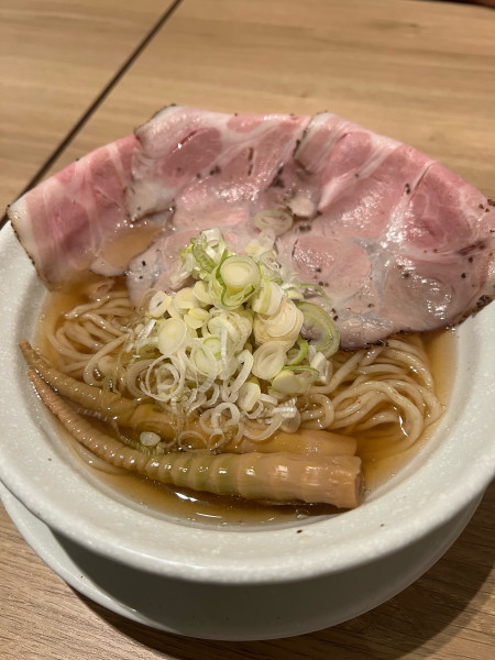「淡竹ラーメン」@麺屋 優光 銀座店の写真