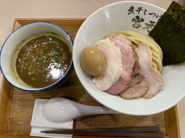 「特製極濃煮干しつけ麺」@煮干しつけ麺 宮元の写真