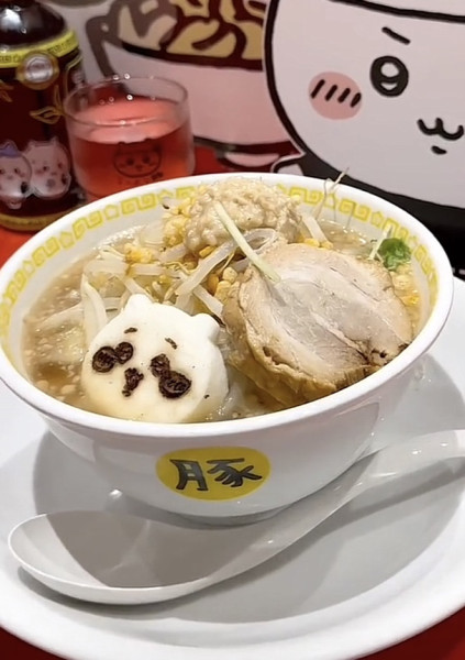 「ミニラーメン」@ちいかわラーメン 豚 渋谷パルコの写真