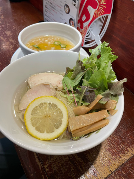 「島塩&島レモンとろみ昆布水つけ麺¥1,100」@麺's club 酒池肉林の写真