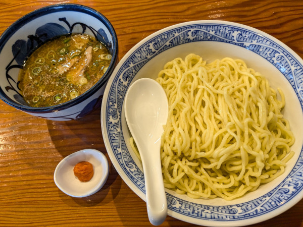 「つけめん 自家製柚子唐辛子」@中華そば 青葉 狭山店の写真