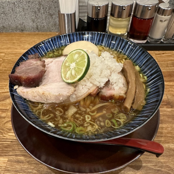 「新さんまそば」@麺処 青野の写真