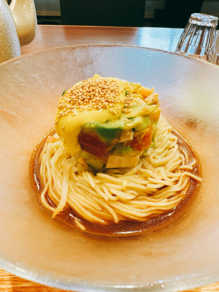 「ル・デッサンの冷やし中華〜自家製マヨネーズ添え〜」@ラーメン ル・デッサンの写真