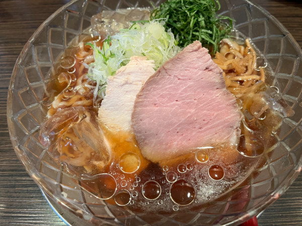 「冷やし生姜ラーメン（醤油）1100円」@麺匠ぼんてんの写真