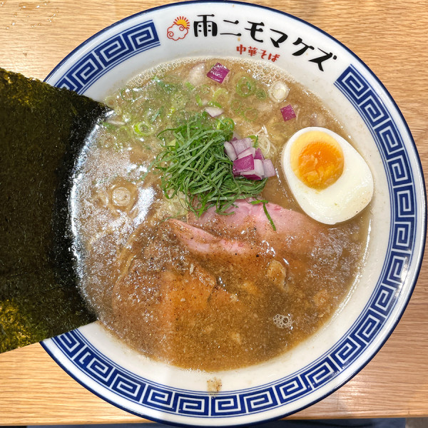 「中華そば（煮干し醤油）煮干し増し」@中華そば 雨ニモマケズの写真