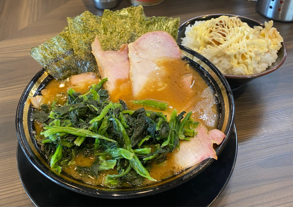 「チャーシュー麺(3枚)」@家系ラーメン がくの写真