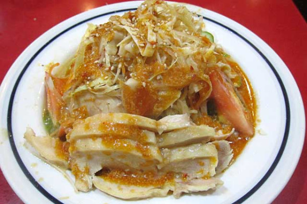 「バンバンジー冷麺　850円」@花彫酒家の写真