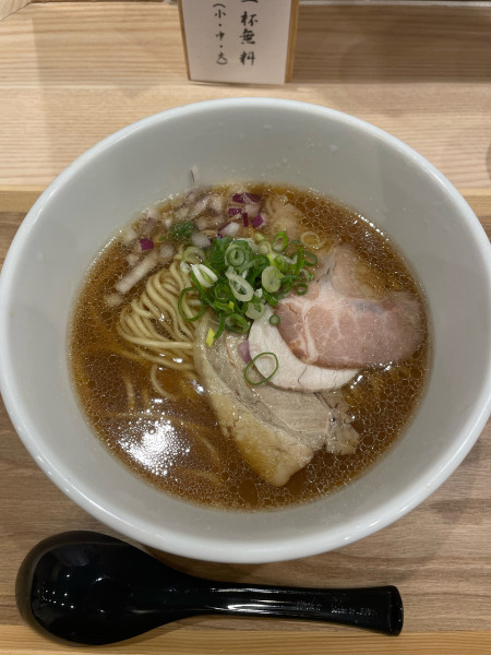 「貝出汁中華そば(醤油)」@貝麺 あおみの写真