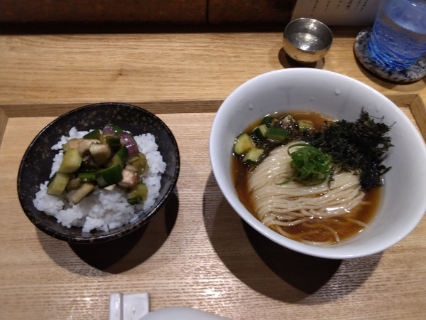 「「おかわり冷やし」醤油　700円」@中華蕎麦 とみ田の写真