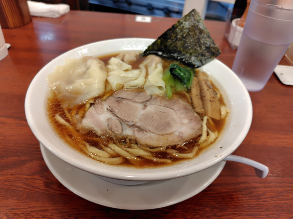 「わんたん麺(醤油)¥1050」@中華そば 千乃鶏の写真