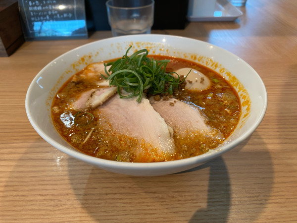「味玉肉盛り担担麺」@柳麺 多むら 能代店の写真