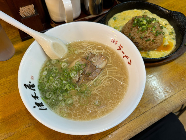 「鉄板焼き炒飯セット　820円」@唐木屋 六本松店の写真