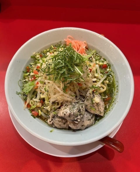 「冷やし第二弾 冷やしの季節〜翠〜（みどり）1,000円。」@自家製麺 酉の写真