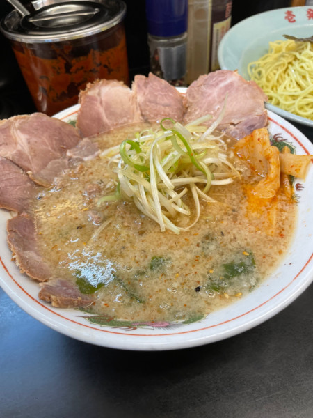 「ネギつけ麺醤油中盛」@壱発ラーメン 相模原店の写真