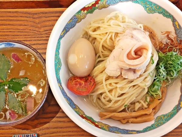 「味玉鶏出汁昆布水つけ麺（塩・α版）」@渋谷中華そば saji.の写真