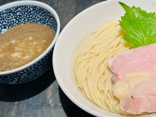 「冷やし煮干し昆布水つけ麺 1,000円 大盛 200円」@中華そば 森庵の写真