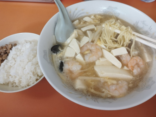 「元祖スーラーメン(ランチ無料小ライス)(850)」@元祖スーラーメンの写真