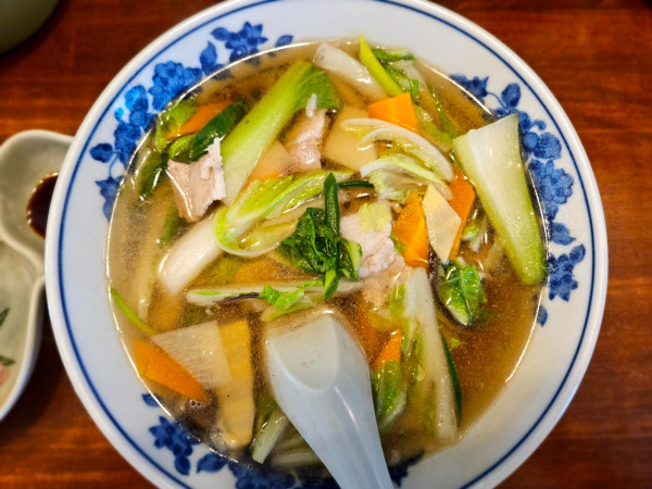 「中華そば+バッテラ3切」@まつみの写真