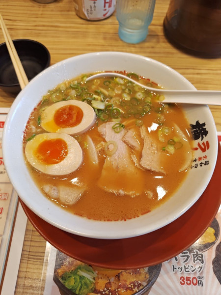 「味玉ラーメン  メンマ抜き」@ラーメン横綱 柏店の写真