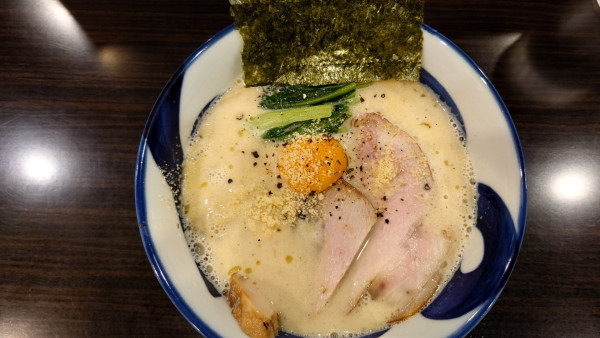 「鶏ボナーラ　800円（平日割引）」@横道の写真