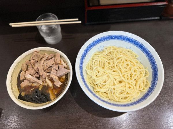 「つけ麺(並250g)1000円＋チャーシュー350円」@中華そば べんてんの写真