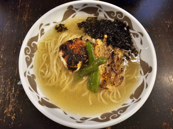 「【限定】真鯛と嶽キミの清湯　1200円」@煮干結社 弘前店の写真