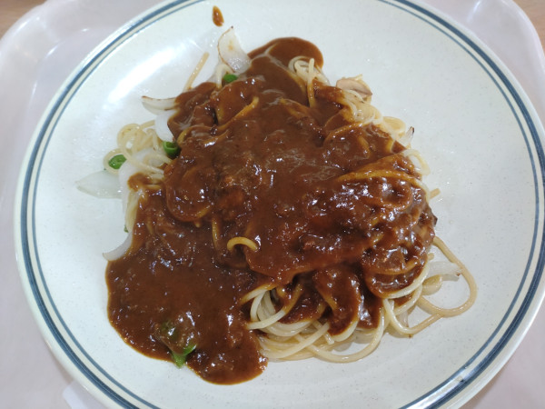「カレースパゲッティ　６８０円」@かれーやの写真