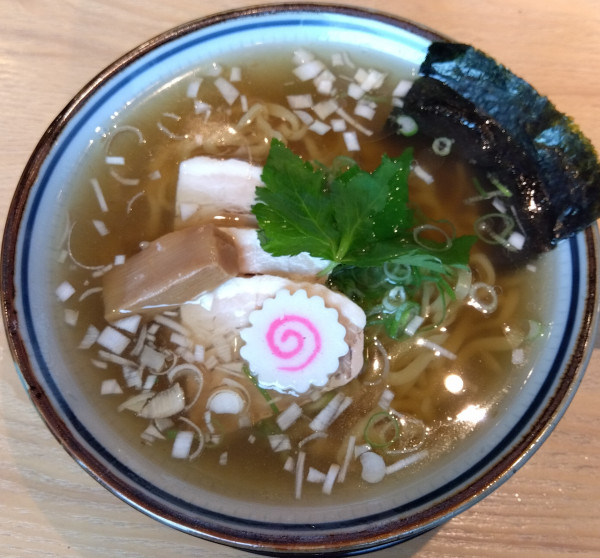 「貝ダシ追いかつおラーメン　890円」@貝のしらはら 田町タワーの写真