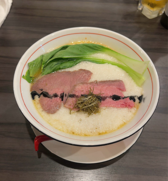 「ぎゅうたんとろろ拉麺合わせ味噌（980円）」@山芋拉麺 yamの写真