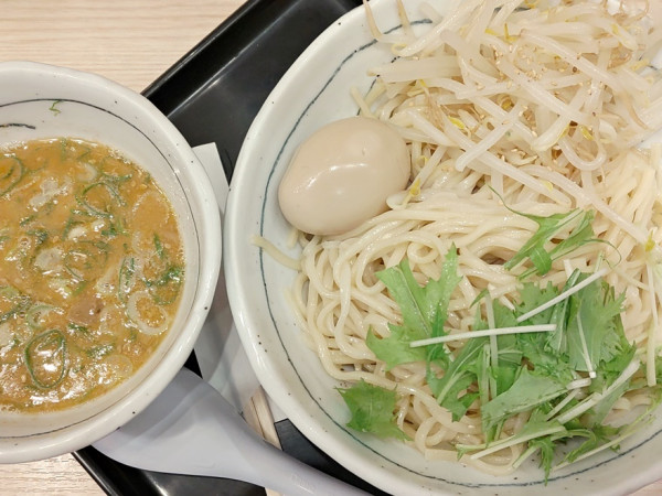 「かぼす風味つけ麺（大盛）」@由丸 人形町店の写真