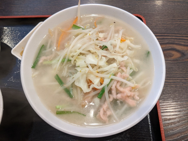 「野菜たんめんセット：900円」@金福園の写真