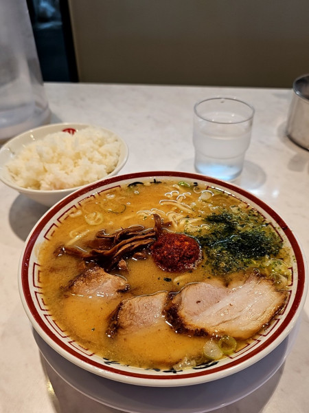 「山形辛味噌ラーメンと🍚」@中華そば専門 田中そば店 大宮別所店の写真