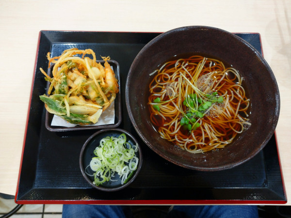 「AKEかきあげそば（770円）」@ゆで太郎 川崎砂子店の写真
