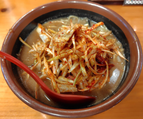 「北海道味噌󠄀　肉ネギらーめん 980円」@麺場 田所商店 行徳店の写真