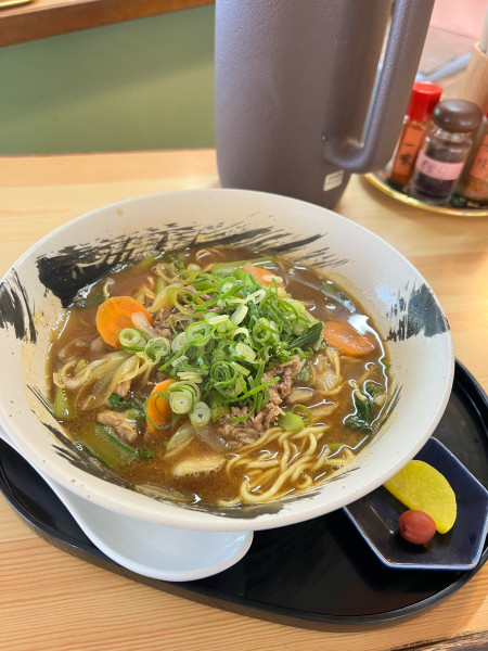 「カレーラーメン」@渥美屋の写真