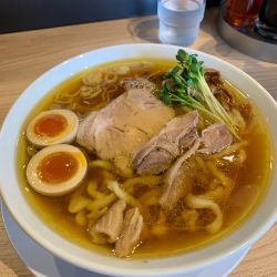 親鶏飯セット　醤油、味玉トッピング