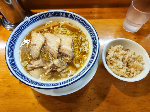 「支那そば大盛り」@支那そば へいきちの写真