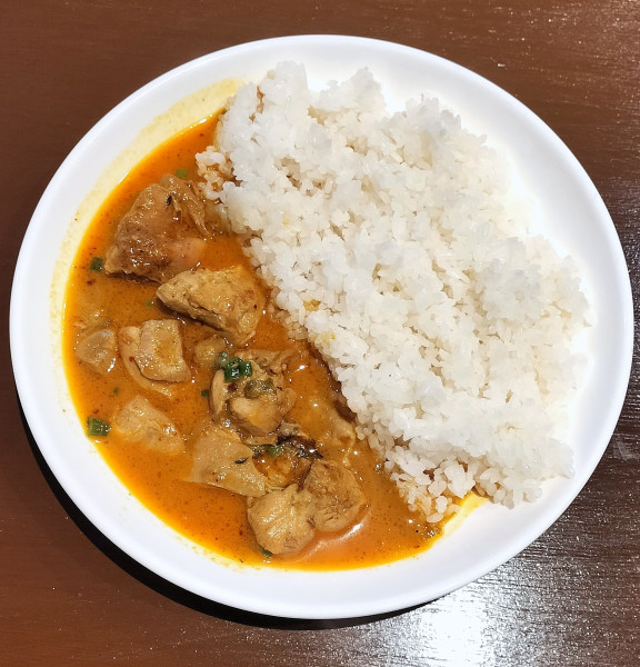「チキンカレー セット価格500円」@ネワ屋の写真
