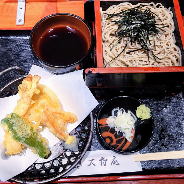 「天ざる」@そば処 大村庵の写真