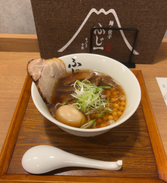 「味玉子入りらぁー麺」@麺ト餃子 ふじ一の写真