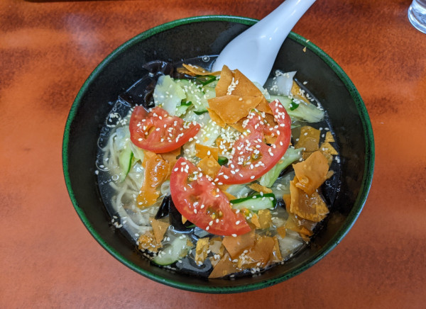 「冷やしタンメン:900円」@一寸亭の写真