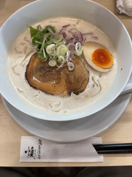 「鶏白湯ダイブめしセット（1,030円）」@鶏白湯そば 燠の写真