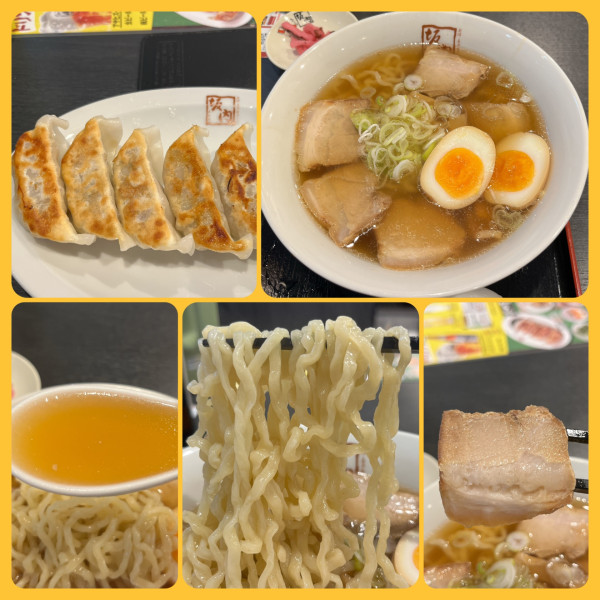 「味玉ラーメン¥970→¥940+餃子¥380→¥320」@喜多方ラーメン 坂内 武蔵新城店の写真
