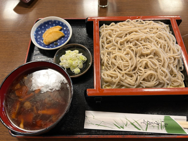 「つけきのこそば　1,280円」@道の駅 かつらの写真